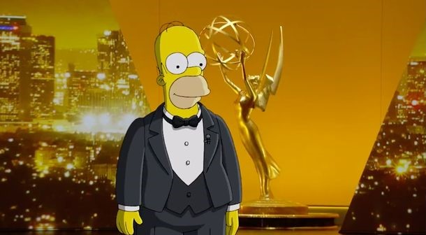 homer simpson's from the simpson's at the Oscars