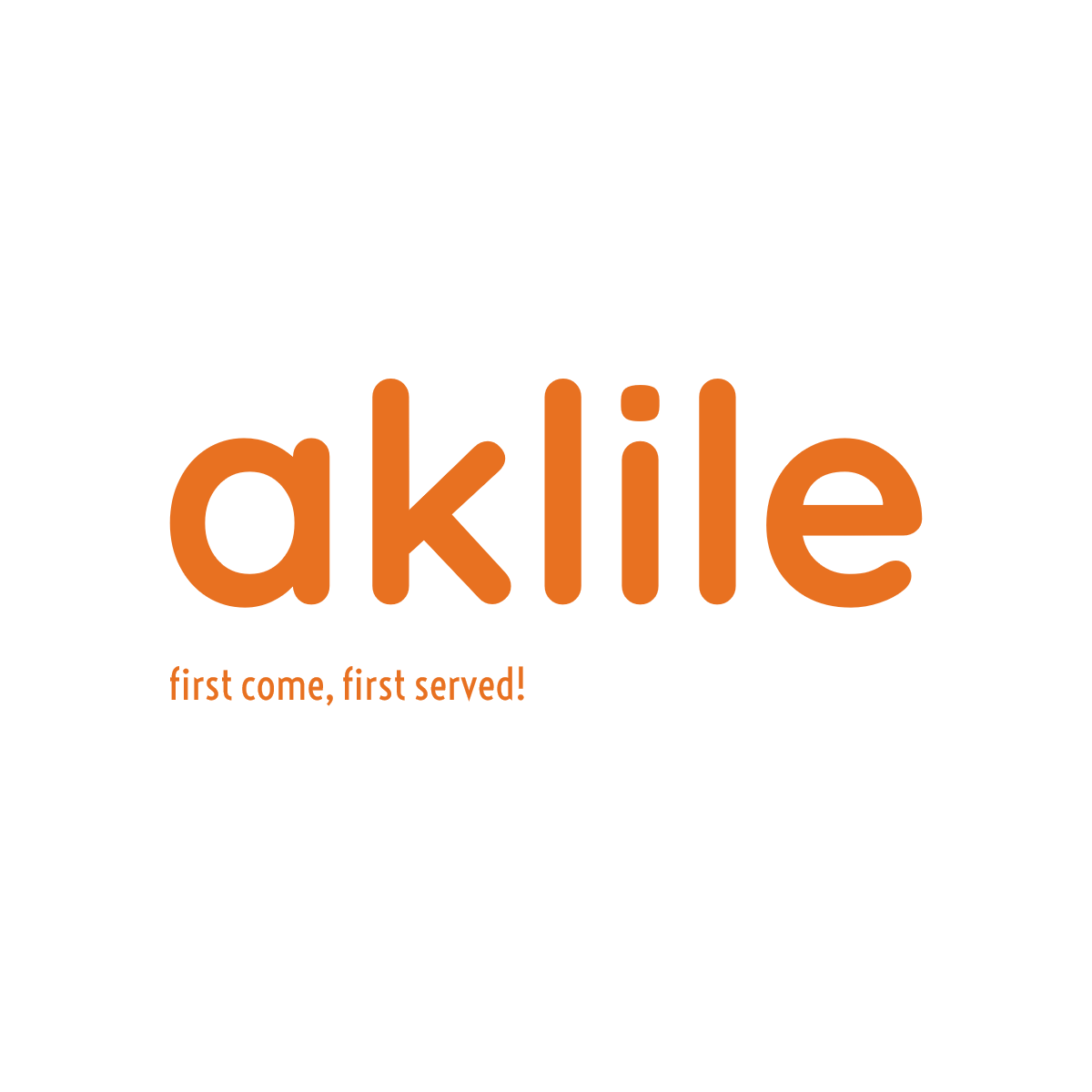 a transparent logo of aklile